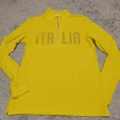 Kappa イエロー ハーフジップシャツ メンズM