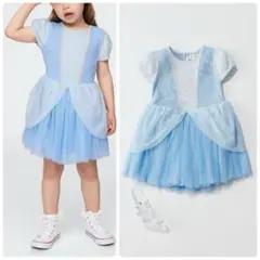 【baby GAP】ディズニー シンデレラ チュール ワンピース 半袖 コスプレ