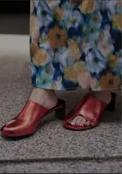 Ameri VINTAGE CROOKED HOLE SANDAL Lサイズのサムネイル