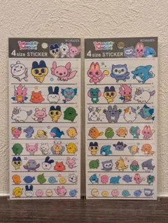 【正規品・新品・未開封】たまごっちパラダイス 4サイズステッカー ２枚セット