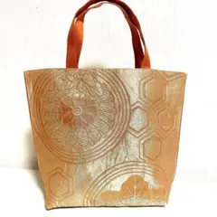 帯リメイク　ミニトートバッグ　127