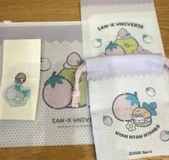 ダイソー　サンエックス　にゃんにゃんにゃんこ&ぺんぎん? 4点