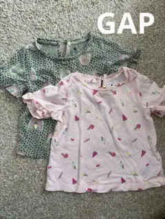 値下げしました！　baby gap Tシャツ 2枚セット 12-18ヶ月