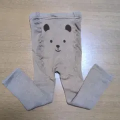 UNIQLO ベビー レギンス サイズ90 ベージュ くま