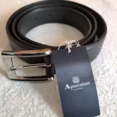 Aquascutum ベルト ブラック 未使用