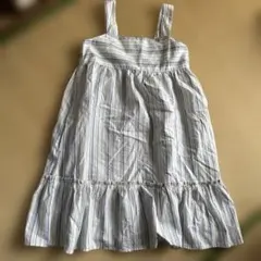 ユニクロ 130ストライプ ワンピース