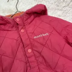 mont-bell キルティングアウター ピンク　オレンジ　リバーシブル