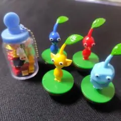 ピクミン　ゆらゆらフィギュア　ボトルつめつめ消しゴム全種類入り