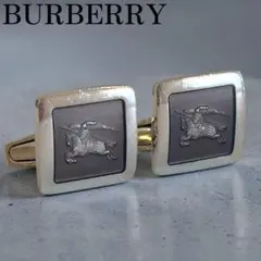 美品✨BURBERRY カフスリンクス　ホースロゴ　ボタン　バーバリー