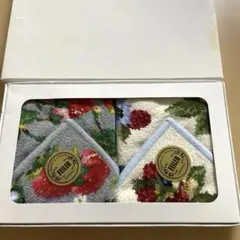 ⭐︎新品未使用⭐︎FEILER フェイラー タオルハンカチ 2枚セット　箱付きのサムネイル