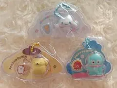 【匿名配送】サンリオ　パッケージチャーム＆チョコボーロ　3点セット