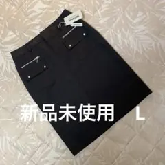 ALPHA CUBIC 黒 タイトスカート ストレッチのサムネイル