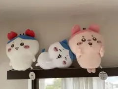 ちいかわ　ぬいぐるみ3点セット　古本屋　かにちゃん　ハチワレ