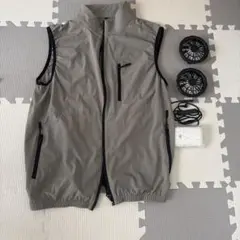 モンベル mont-bell 空調服 ファンブローベスト ライトグレーM - メルカリ