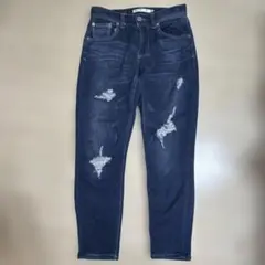 AZUL basic ダメージ加工スキニーデニム XS
