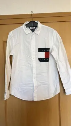 TOMMY JEANS ホワイト長袖シャツ L