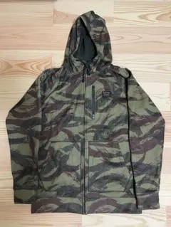 【美品】BURTON バートン カモフラ撥水パーカー 男女兼用