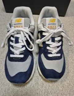New Balance 574 ネイビー/グレー スニーカー