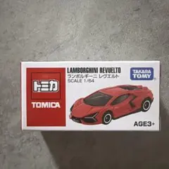 トミカ　海外限定　アジア限定　ランボルギーニ　レヴエルト　赤　非売品のサムネイル
