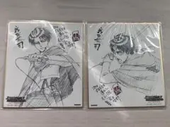 劇場版　自由の翼　入場特典　ミニ色紙　リヴァイ　エレン　進撃の巨人　浅野恭司②