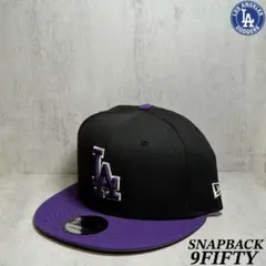 海外限定モデル】 ドジャース 9FIFTY ビッグロゴ ネイビー キャップ 