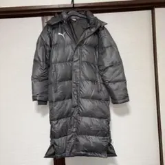 PUMA ダウンベンチコート グレー