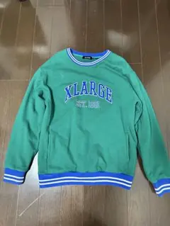 XLARGE 緑 クルーネック トレーナー