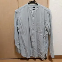 UNIQLO グレー 長袖 シャツ M メンズ