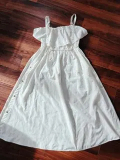 rienda ホワイト キャミワンピース M