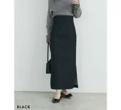 ハイウエストタイトデニムスカート