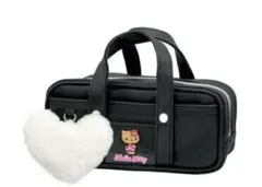 サンリオ　ハローキティ　スクバ風ペンケース　ブラック