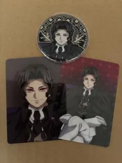 鬼滅の刃 AGF 2025 レリーフメタル缶バッジ ランダムカード 鬼舞辻無惨