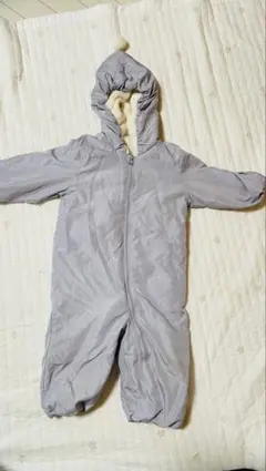 90サイズ 裏起毛カバーオール ジャンプスーツ