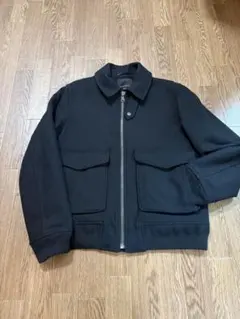 BANANA REPUBLIC ブラック チンスト付きウールジャケット L