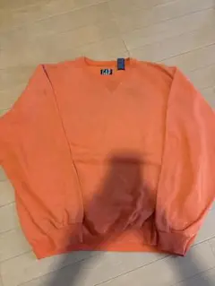 90s old gap スウェット　オレンジ　前V