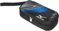 MIZUNO モバイル小物ケース 筆箱 ブラック ブルーのサムネイル