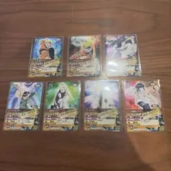 NARUTO ナルティメットカードバトル 極 キラカード 7枚セット 当時物