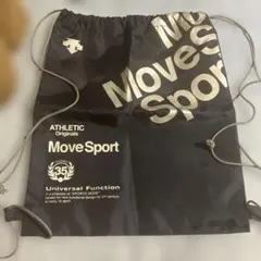 デサント Move Sport ナップサック 黒 スポーツバッグのサムネイル