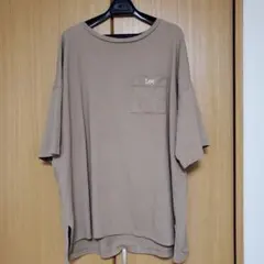Lee ポケット付き 半袖Tシャツ ベージュ Mサイズのサムネイル