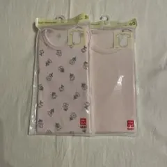 UNIQLO ベビー肌着 80サイズ 2枚セット ボディスーツ(半袖)