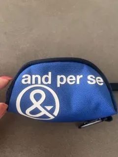 and per se ボールポーチ ブルーのサムネイル