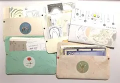 479コラージュ素材紙モノ おすそ分け メモ帳 セット 雑貨 日記 まとめ