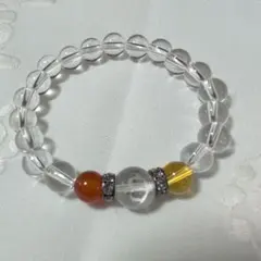 水晶　パワーストーンブレスレット　射手座　天然石