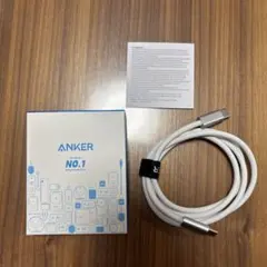【新品】Anker USB-C & USB-C ケーブル ホワイト1.0m