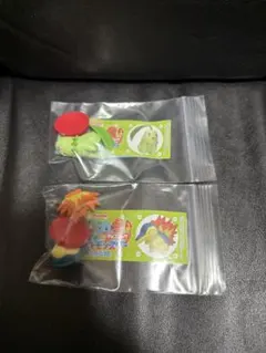 ポケットモンスター　チョコエッグ　旅立ちの3匹　チコリータ　ヒノアラシ