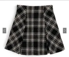 GRL インパン裏地付きツイードチェックミニスカート[tu891]