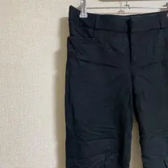 黒フレアパンツ ハイウエスト 前ポケット付き