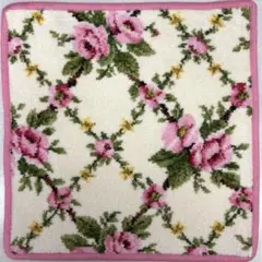 【新品未使用】フェイラー タオルハンカチ25x25cm アメリホワイトラズベリーのサムネイル