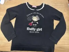 mezzo piano 150サイズ黒トレーナー