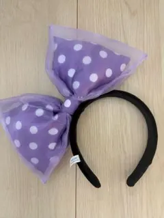 ディズニーランド・シー　水玉　カチューシャ　ミニーマウス